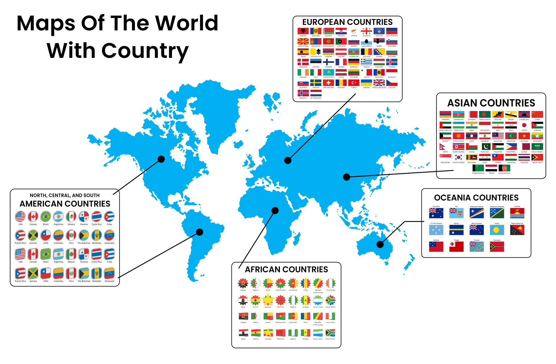 List of Country Flags of the World