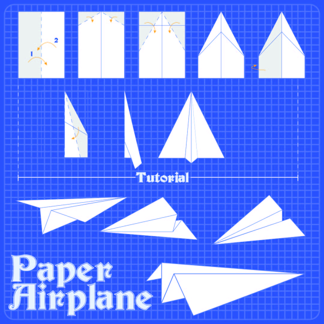 Paper Airplane Templates Printable for Kids