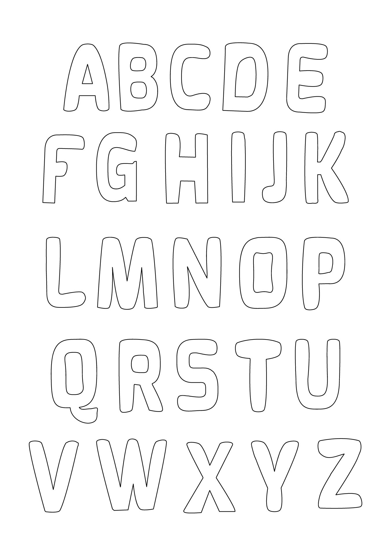  Printable Alphabet Letters Font