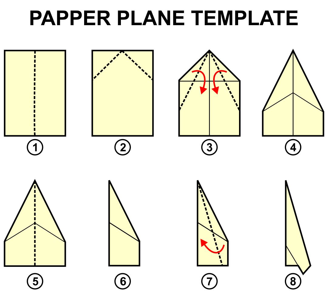 Beginner Free Printable Paper Airplane Templates Free Printable Paper