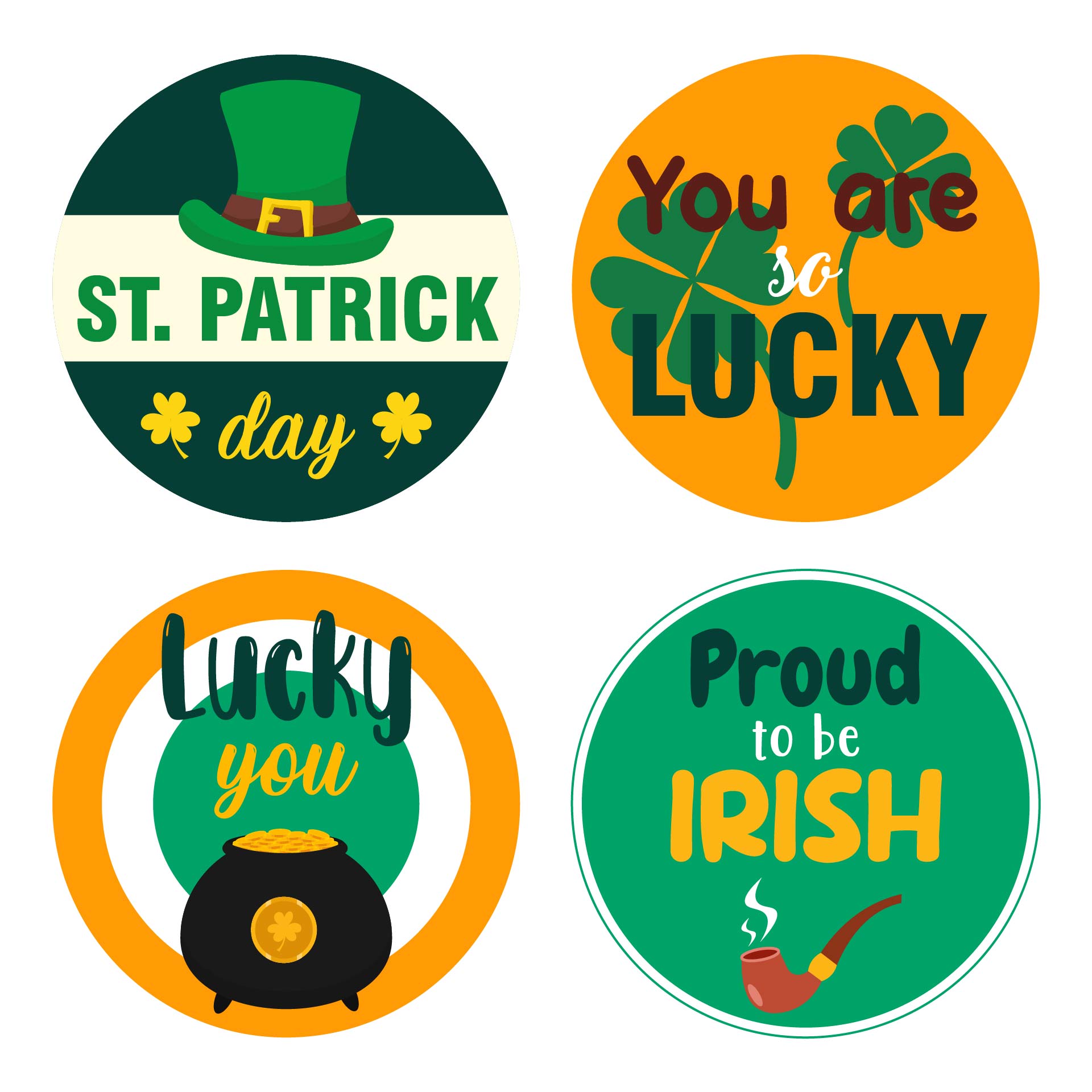 St. Patricks Day Printable Labels