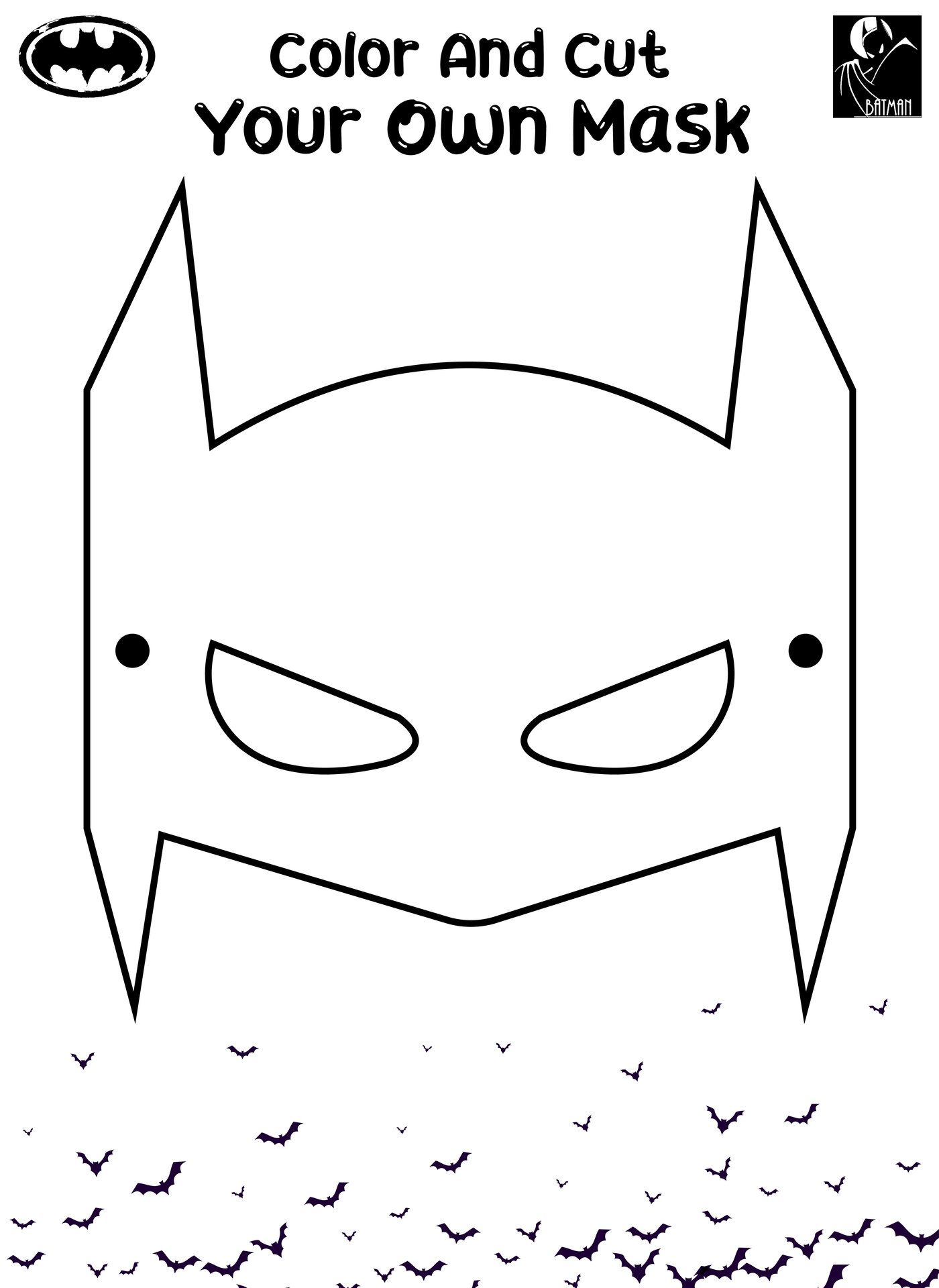 Superhero Mask Cutouts - 10 Free PDF Printables | Printablee