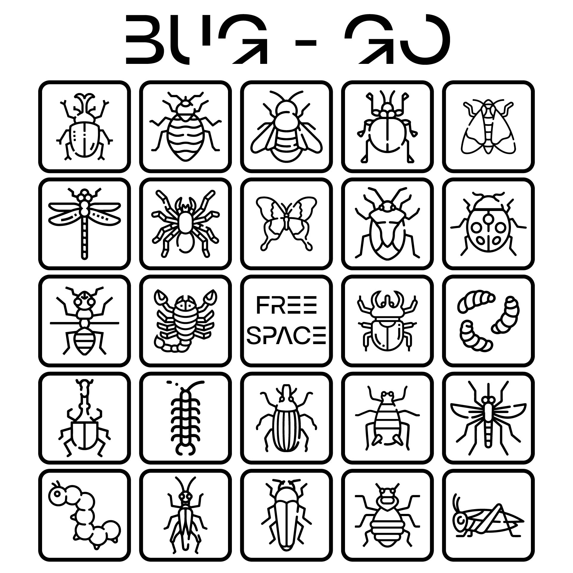 Bug Bingo Printables