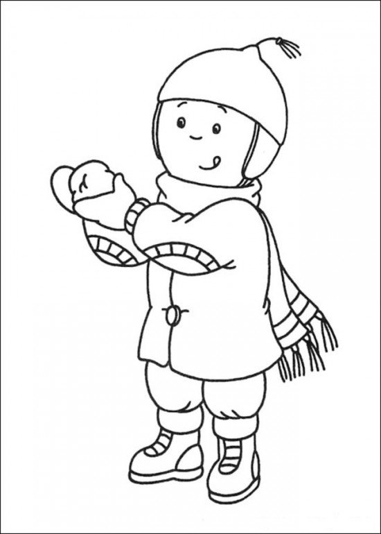 Caillou Coloring Pages to Print
