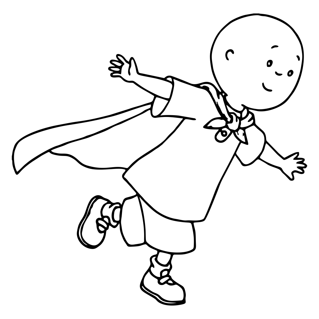 Caillou Printable Coloring Pages