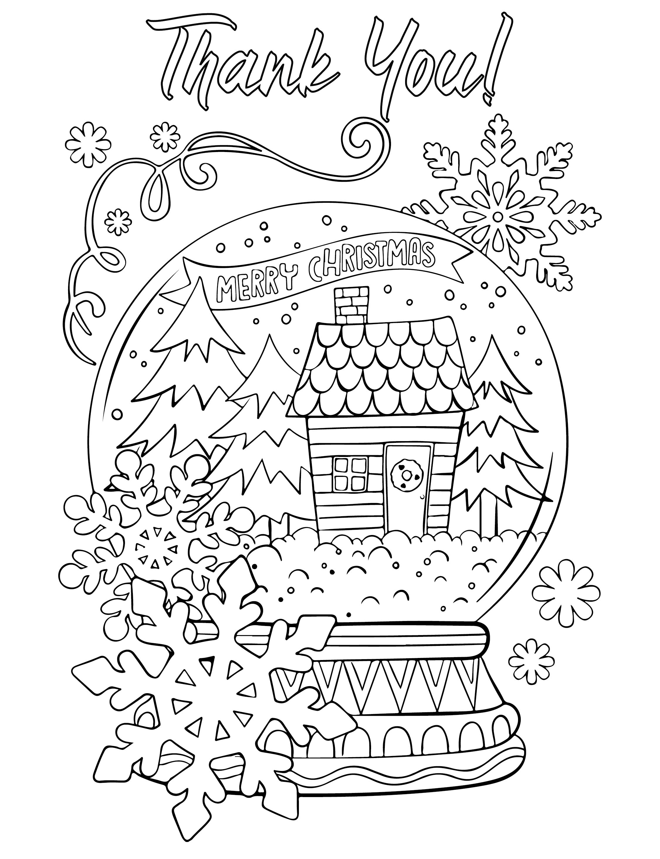 Thank You Coloring Pages
