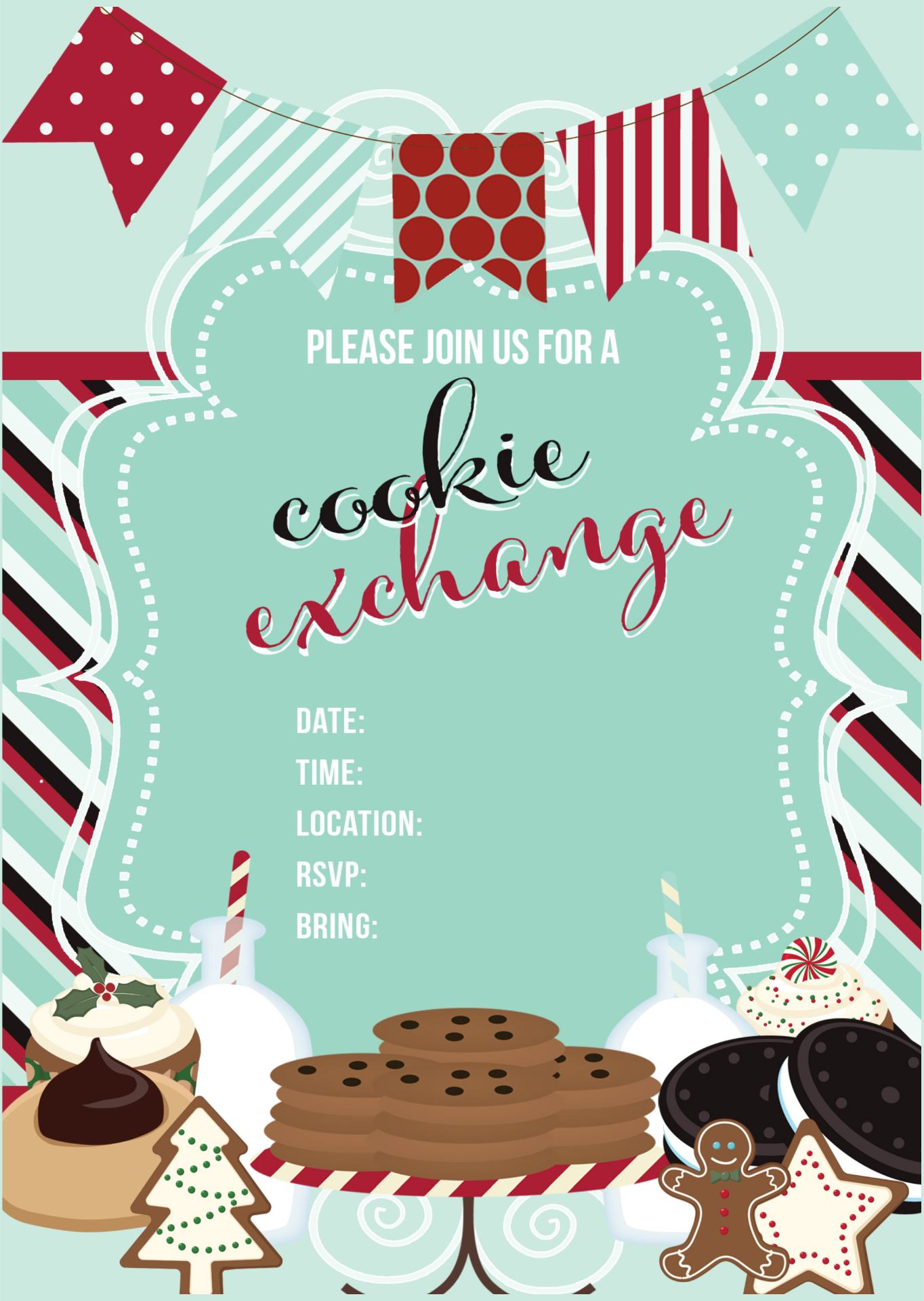 Best Images Of Cookie Swap Printable Invitation Template Cookie Best Images Of Cookie Swap Printable Invitation Template Cookie