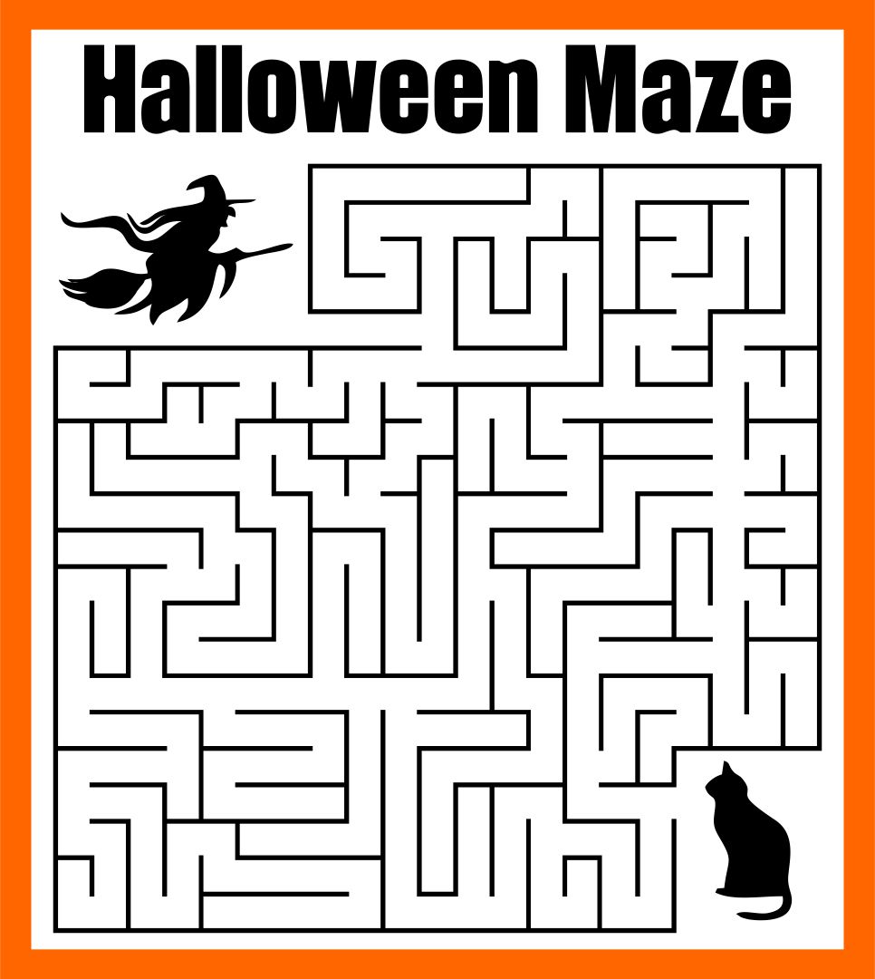 Halloween Puzzles Printables