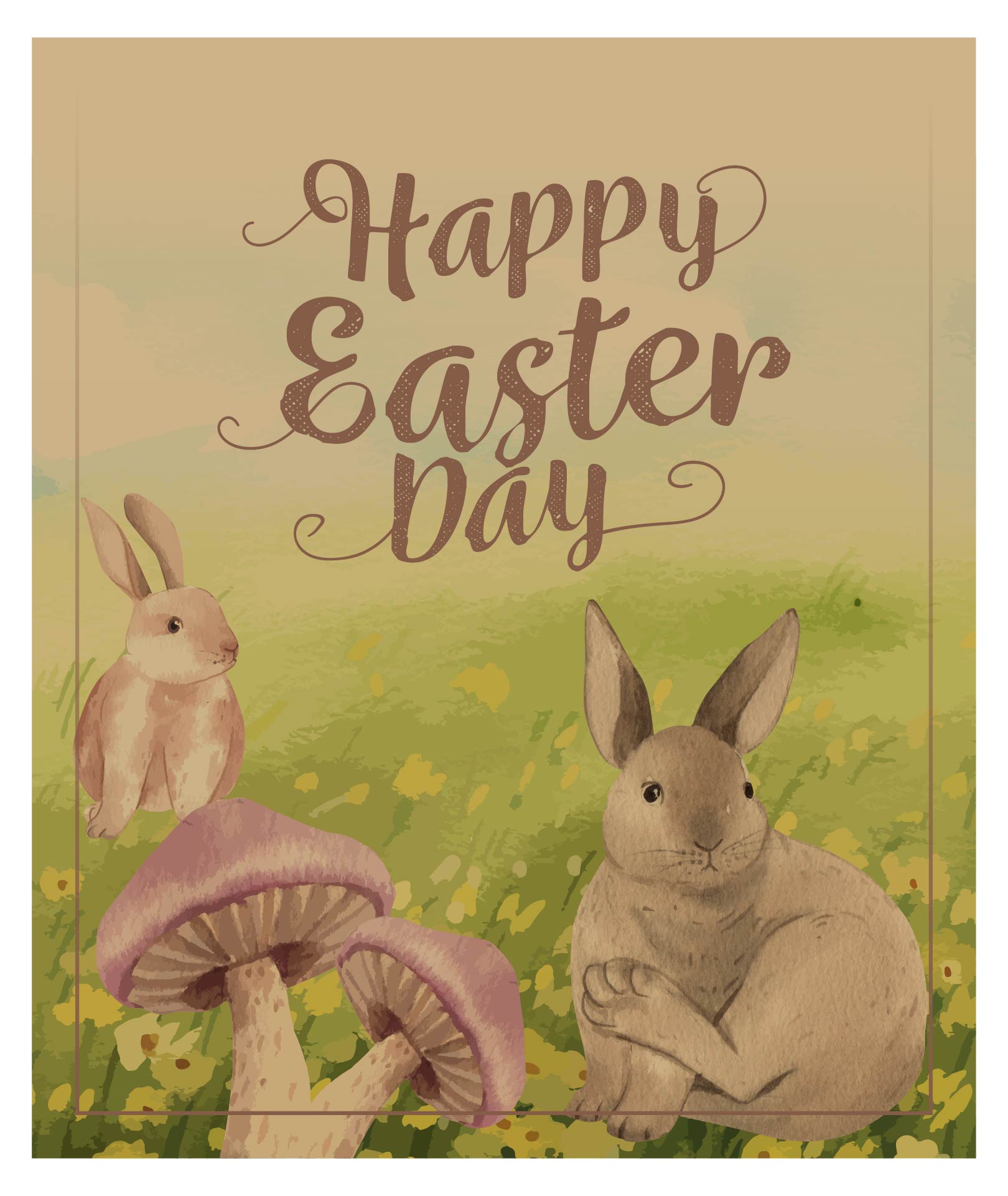 Printable Vintage Easter Cards