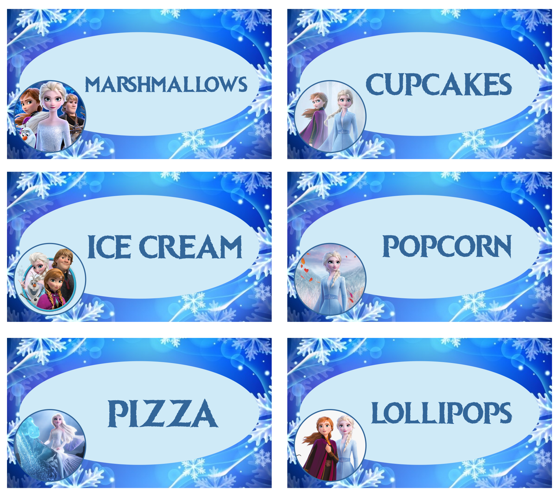 Free Printable Frozen Build-A-Snowman Kit Labels - I Watch Them Grow