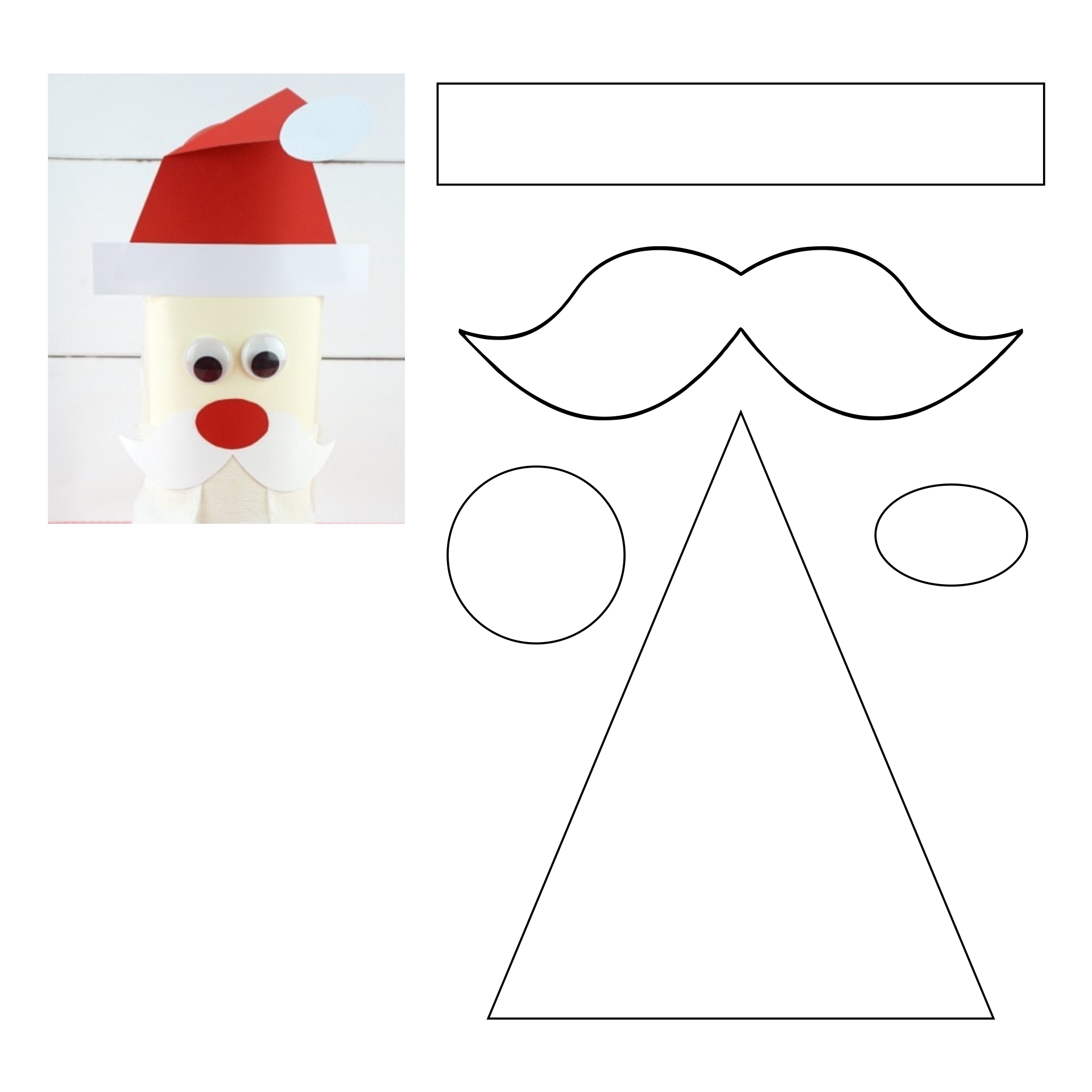 Printables Santa Christmas Craft