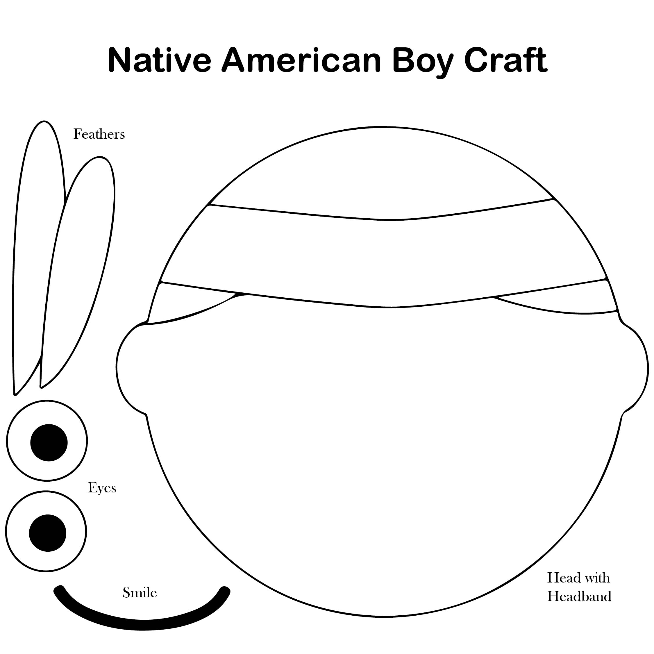 Printable Native American Crafts