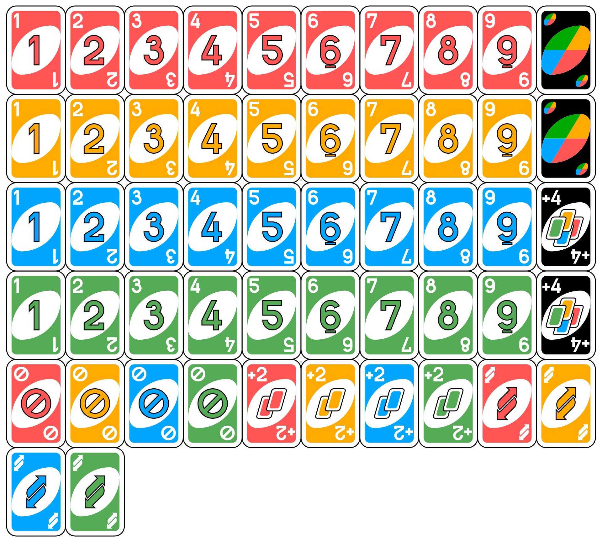 Uno Cards Printable