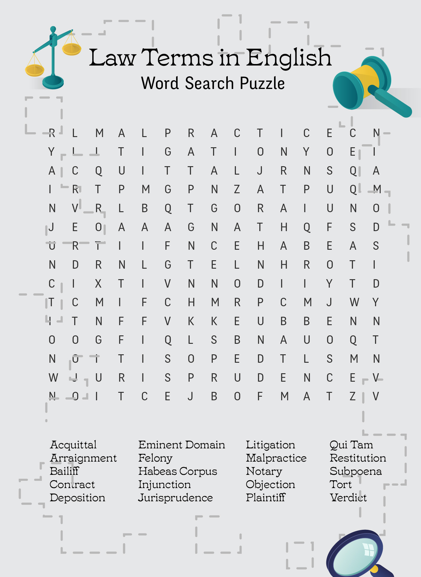 Hard Word Search Printable Worksheets