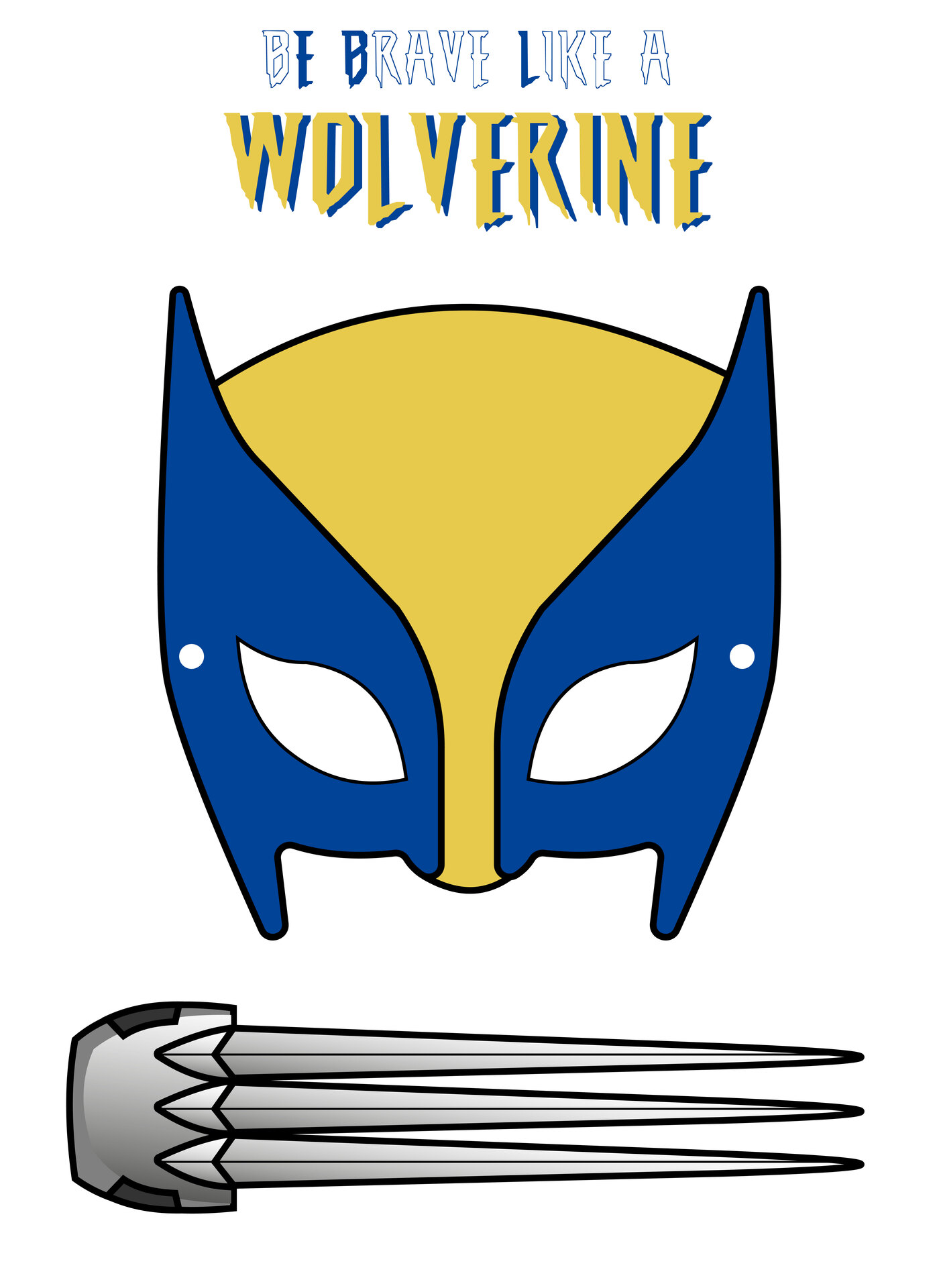 Printable Superhero Mask Cutouts