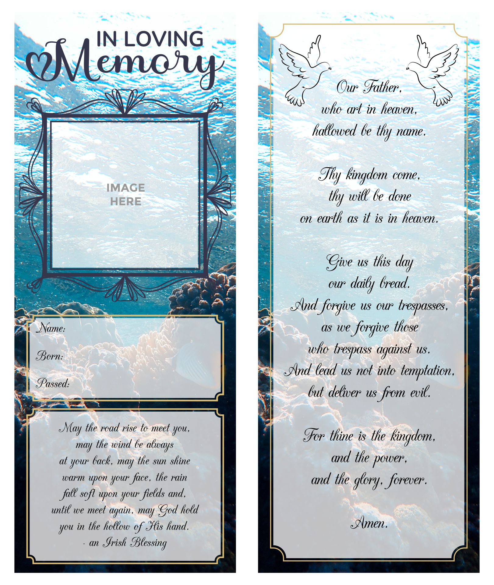Under the Sea Printable Writing Paper