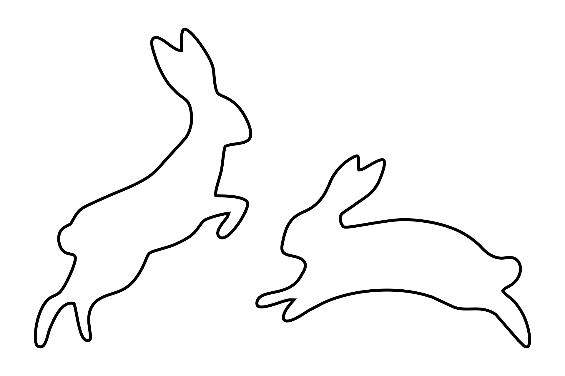 Bunny Rabbit Template