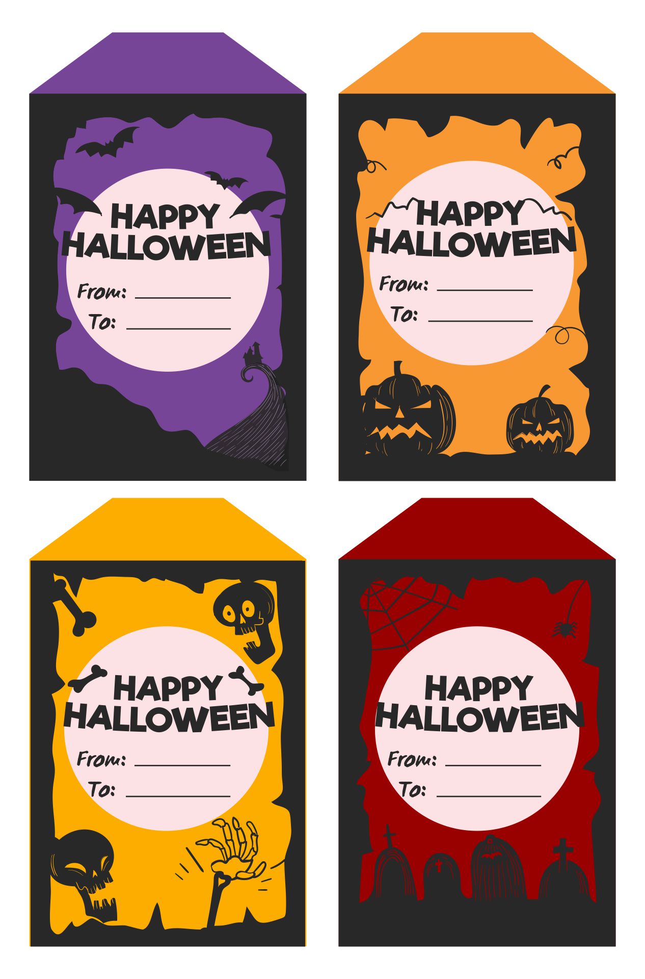 Printable Halloween Labels