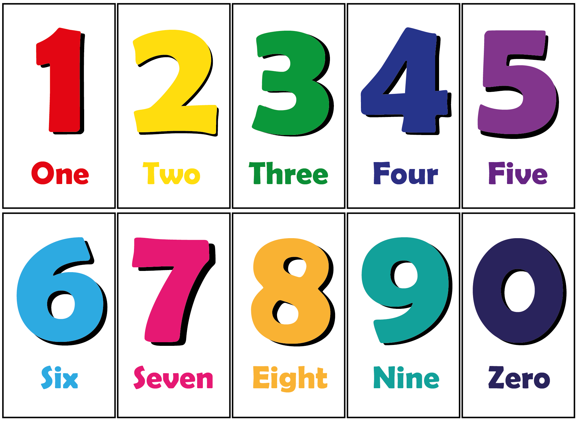 Free Printable Large Numbers - FREE PRINTABLE TEMPLATES