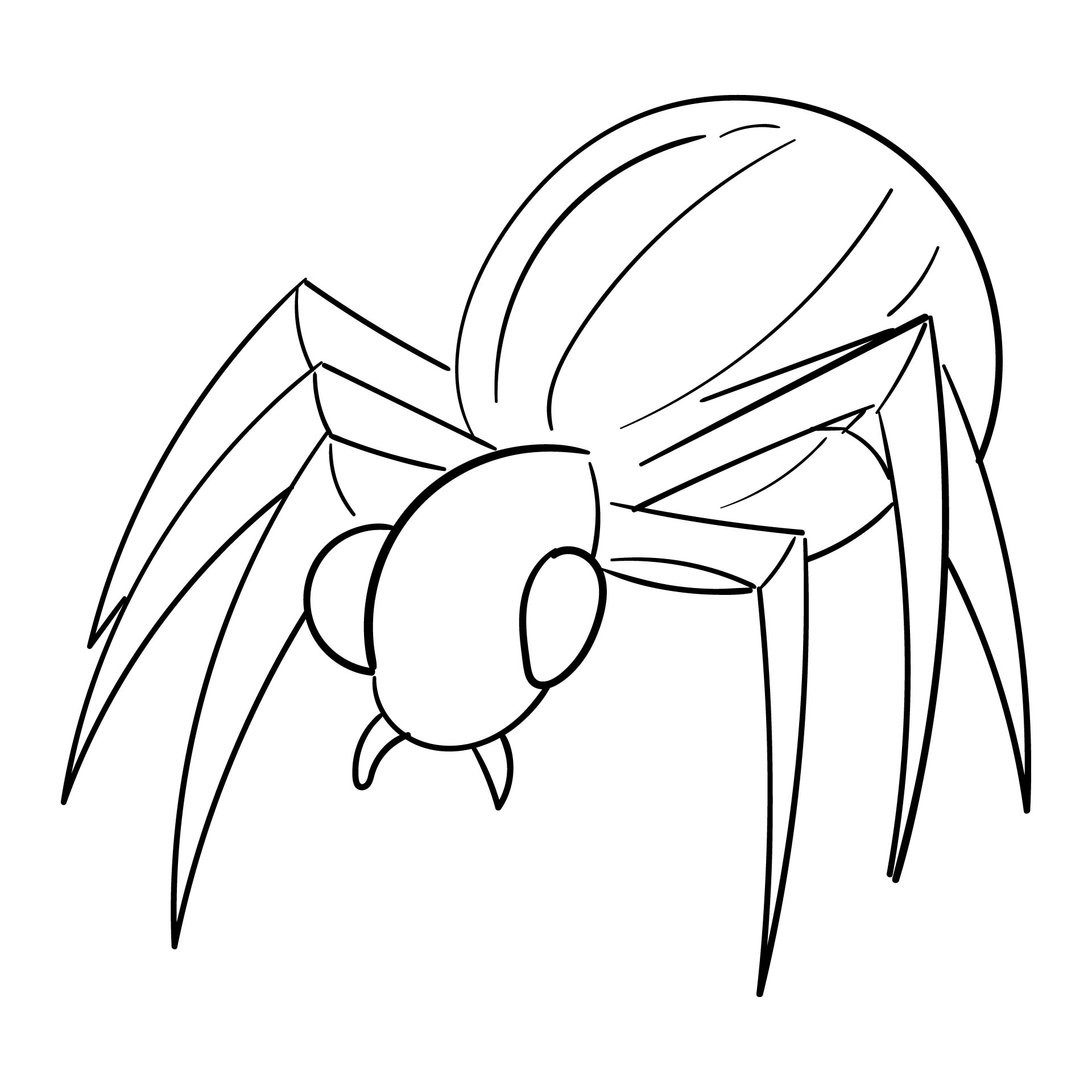 Printable Spider Template