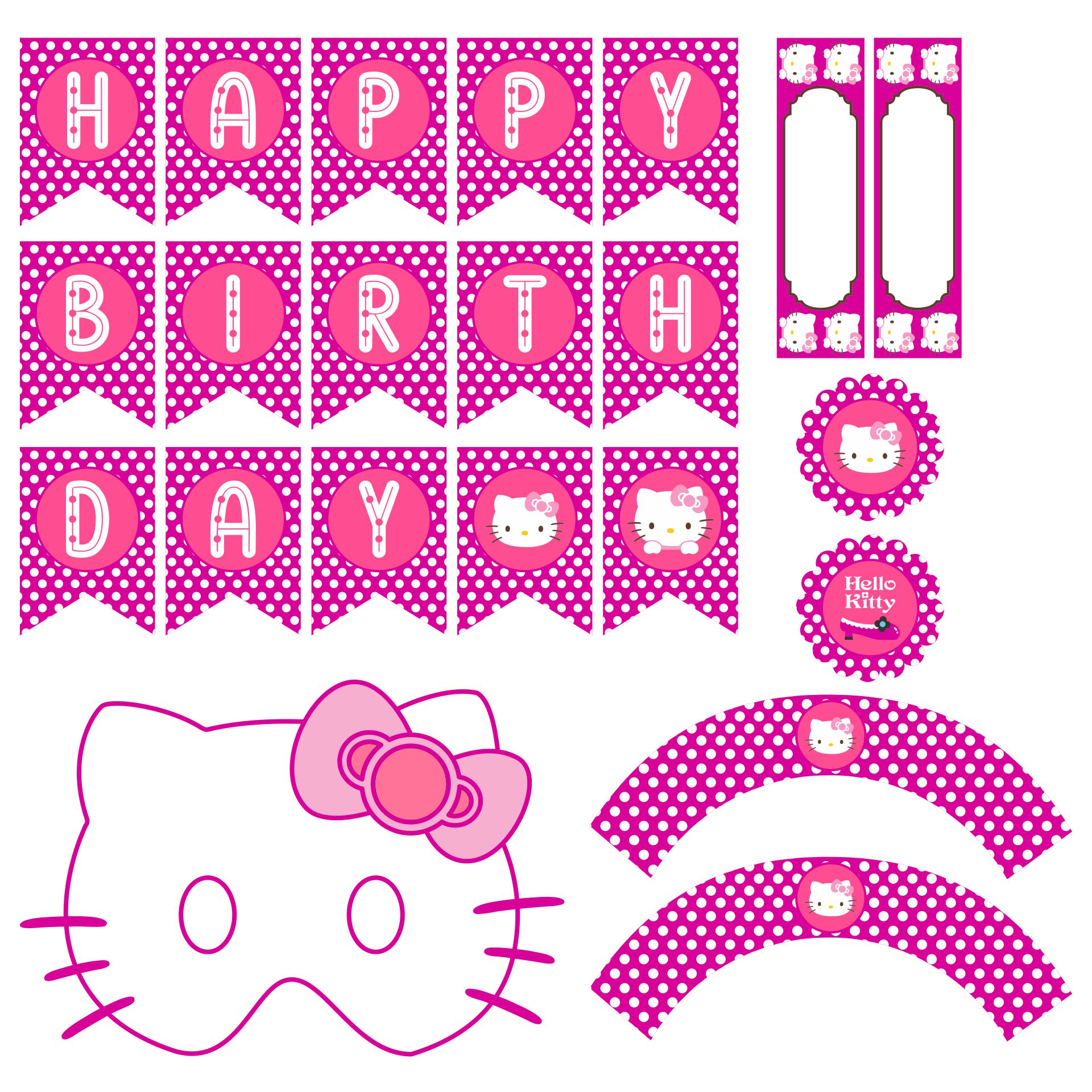 Hello Kitty Party Printables