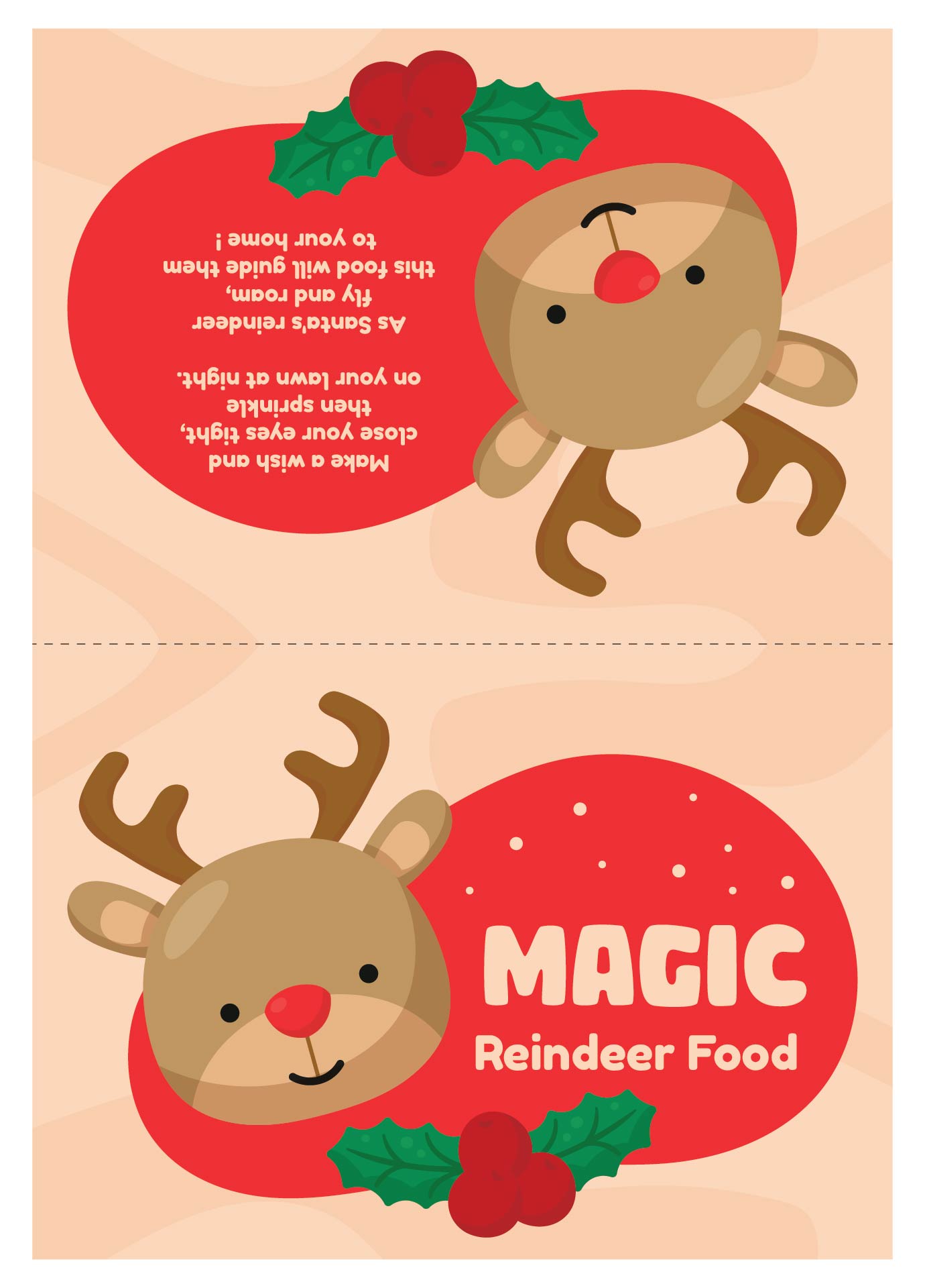 Magic Reindeer Food  Printable