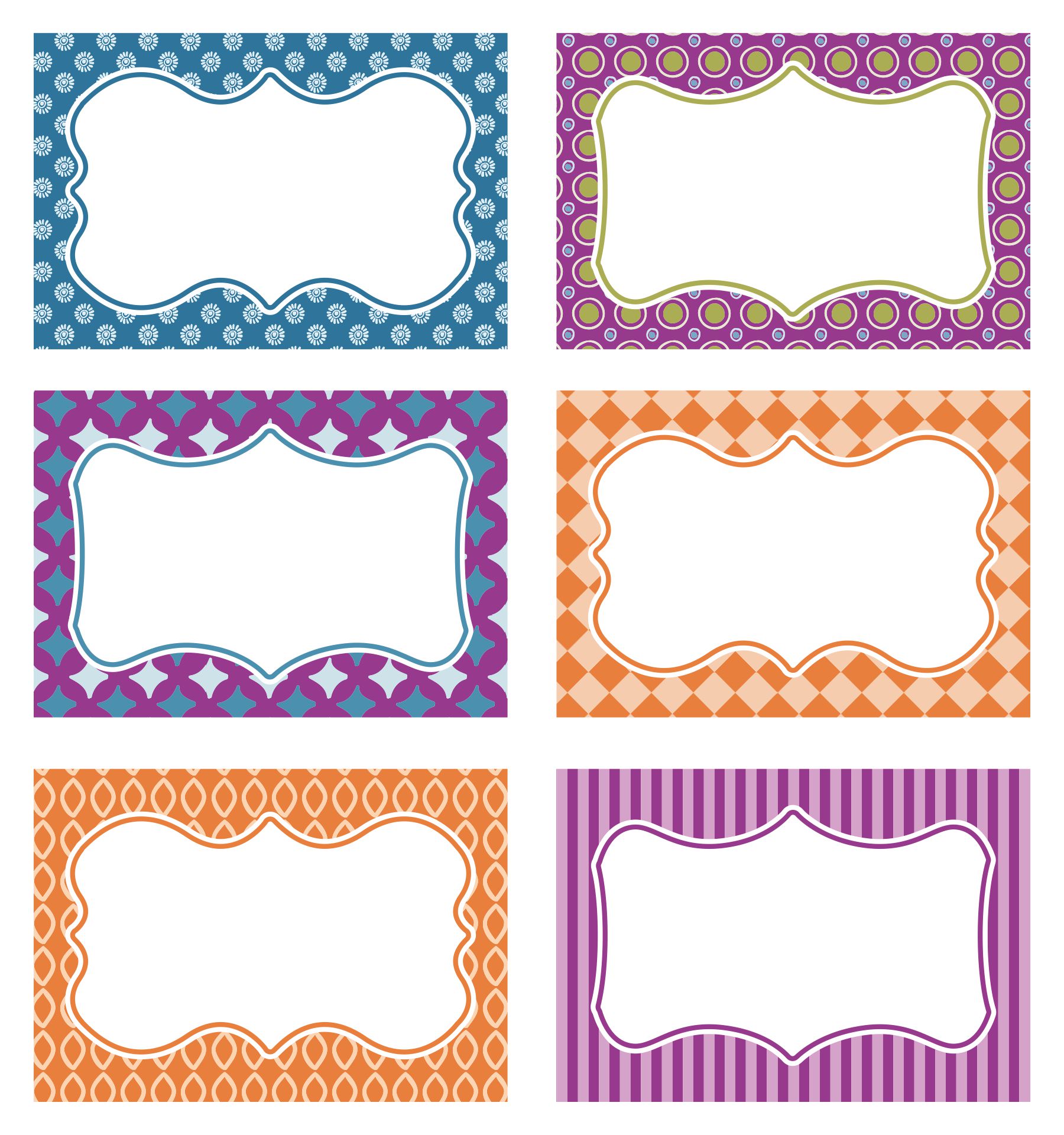 Avery Name Tag Templates  Printables