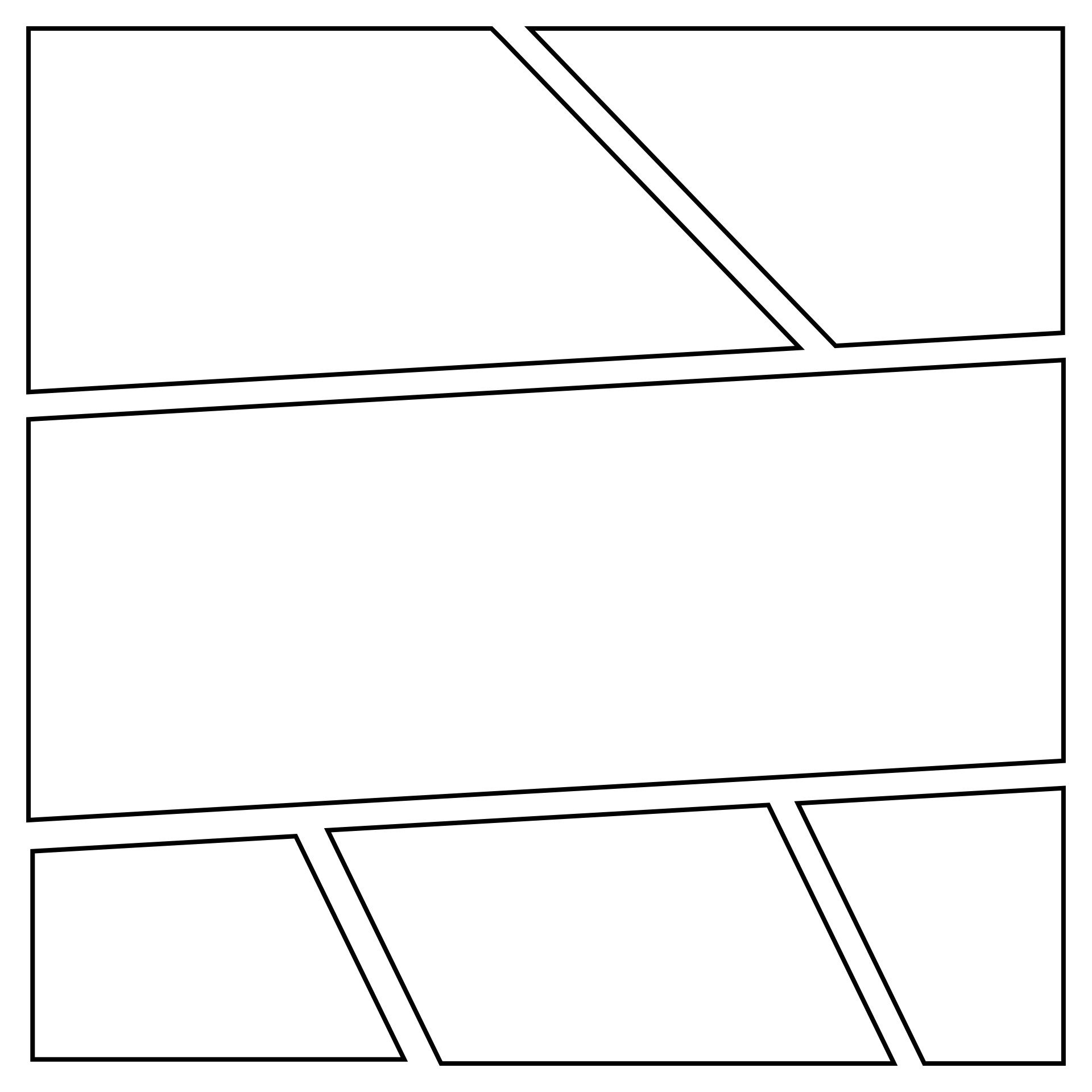 Blank Comic Strip Pages