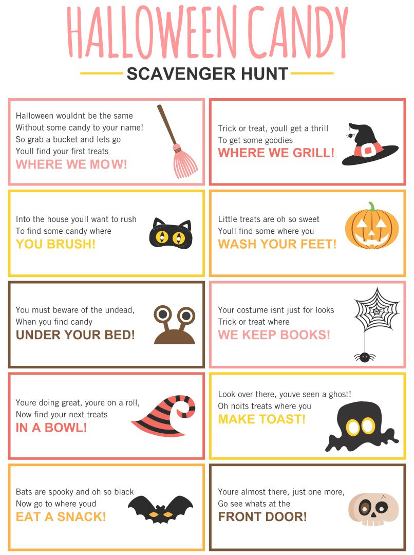 Printable Halloween Trivia Games