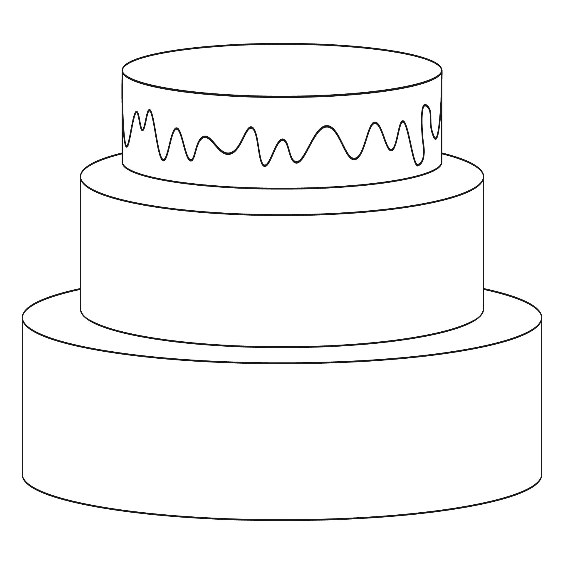 Blank Cake Design Templates