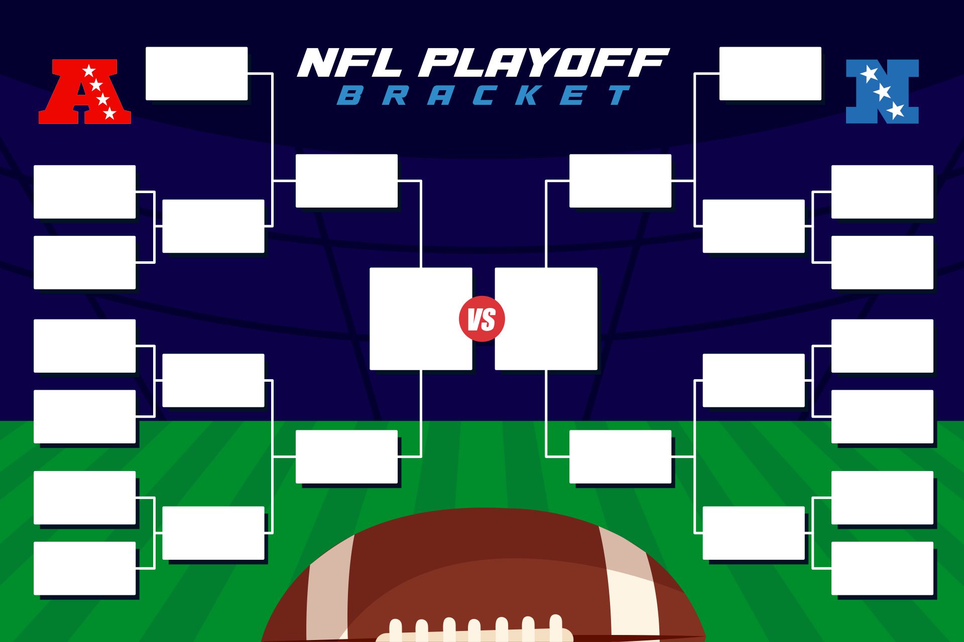 NFL Brackets Printable