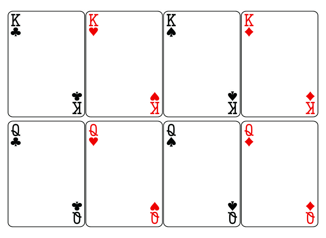 22 Best Blank Playing Card Printable Template For Word Inside Playing Card Template Word
