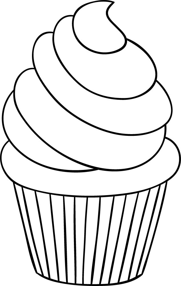 Printable Cupcake Template