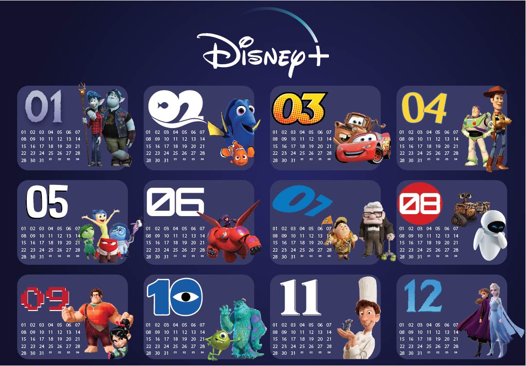 Disney Printable Calendars