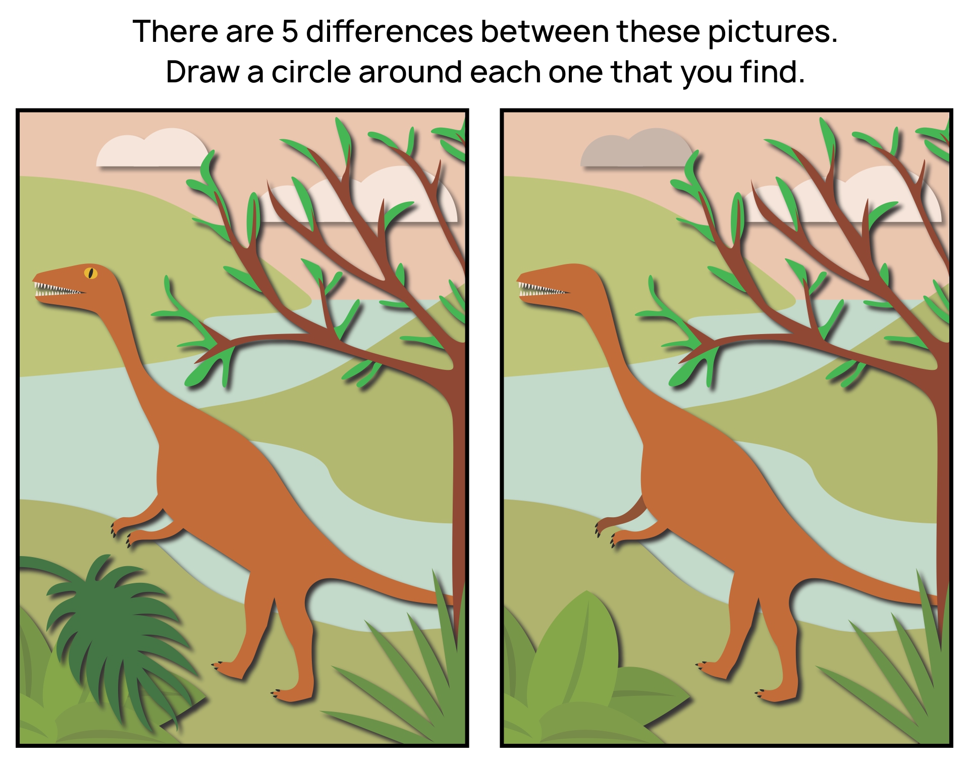 Adult Find The Difference 10 Free PDF Printables Printablee