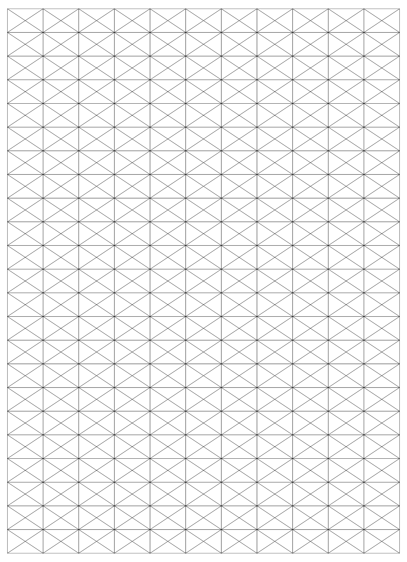 10 Best Printable Isometric Grid Paper