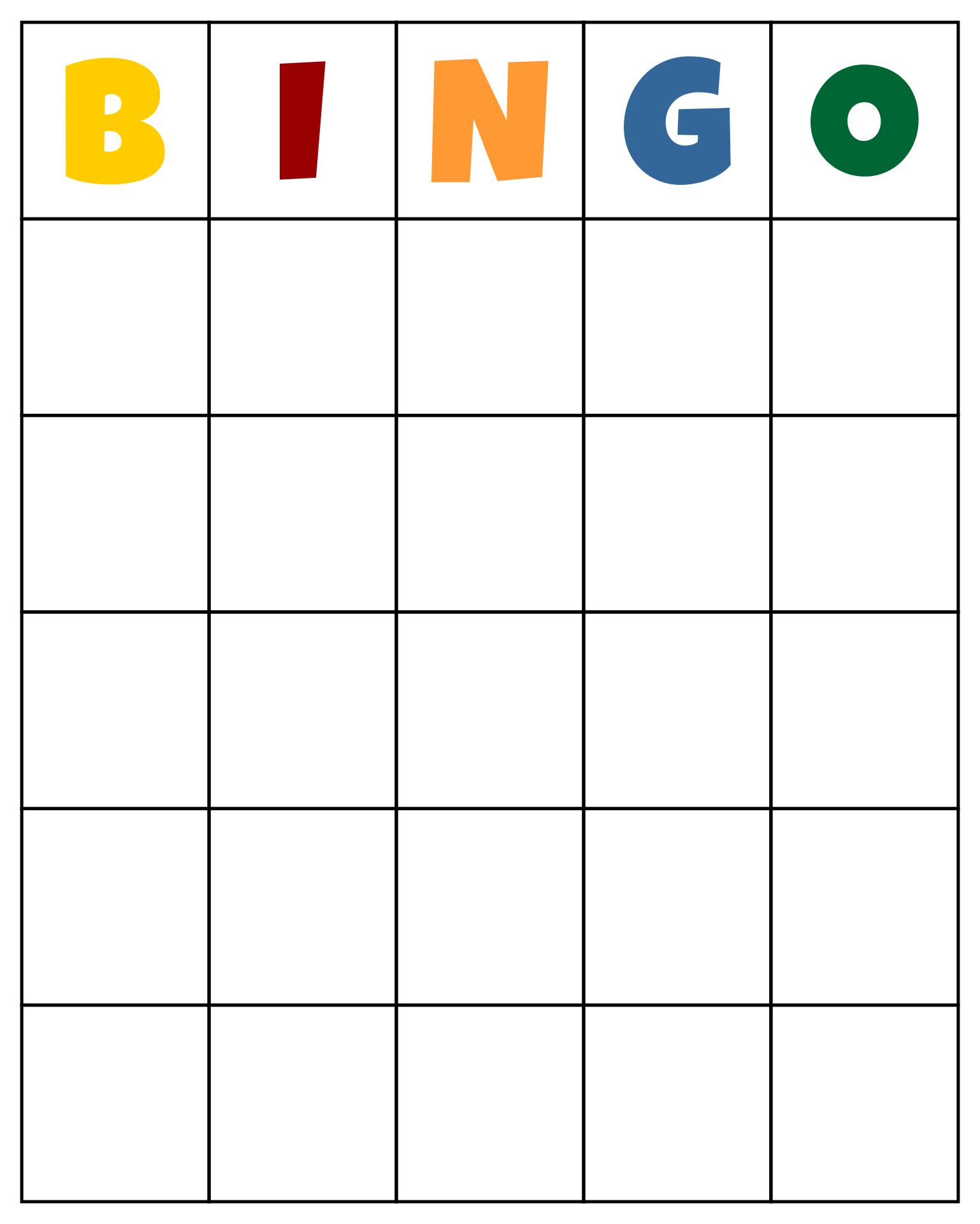 21 Best Custom Bingo Card Printable Template - printablee.com With Bingo Card Template Word