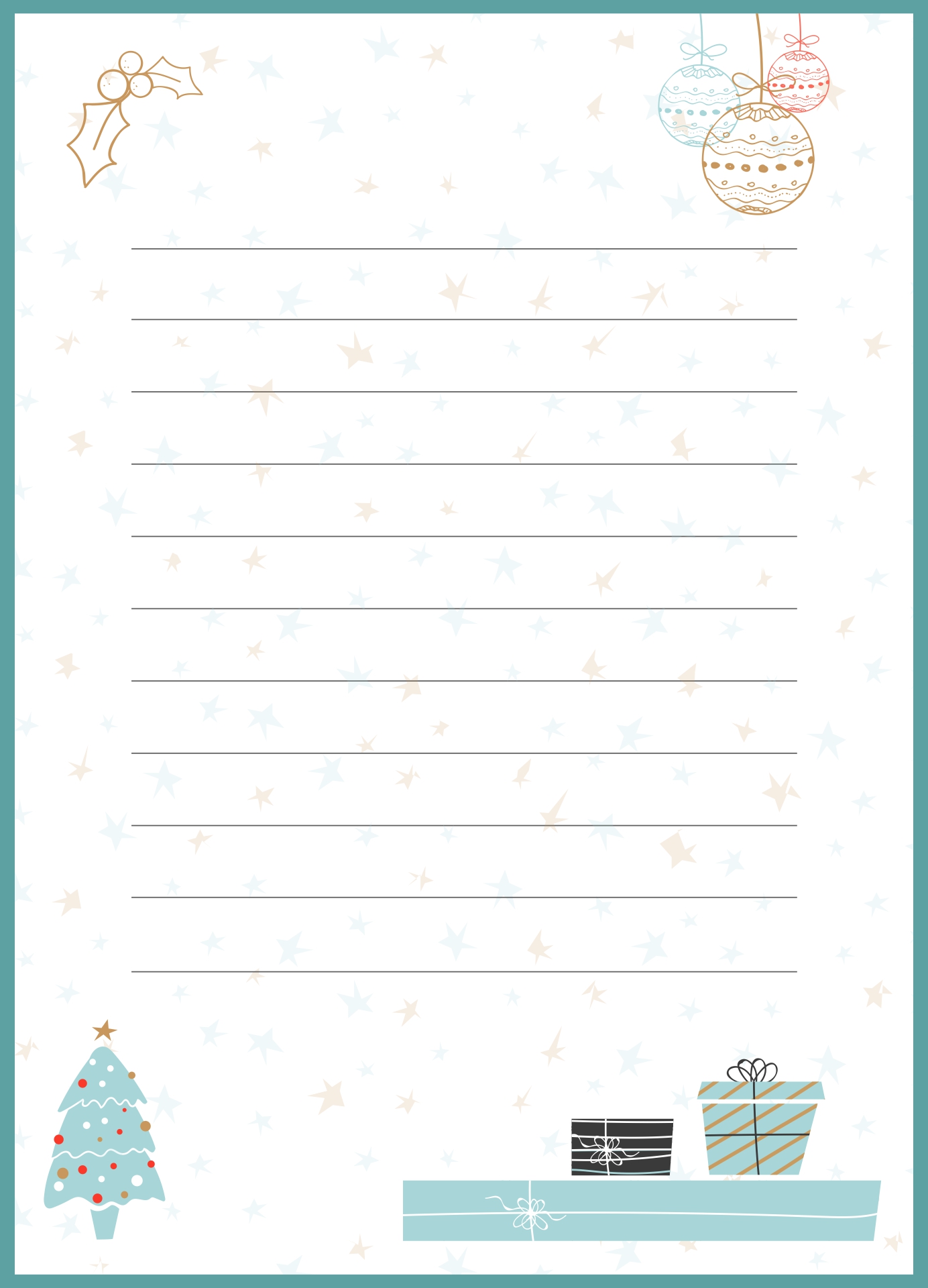 Christmas Lined Paper With Borders 8 Free PDF Printables Printablee Christmas Lined Paper With Borders 8 Free PDF Printables Printablee