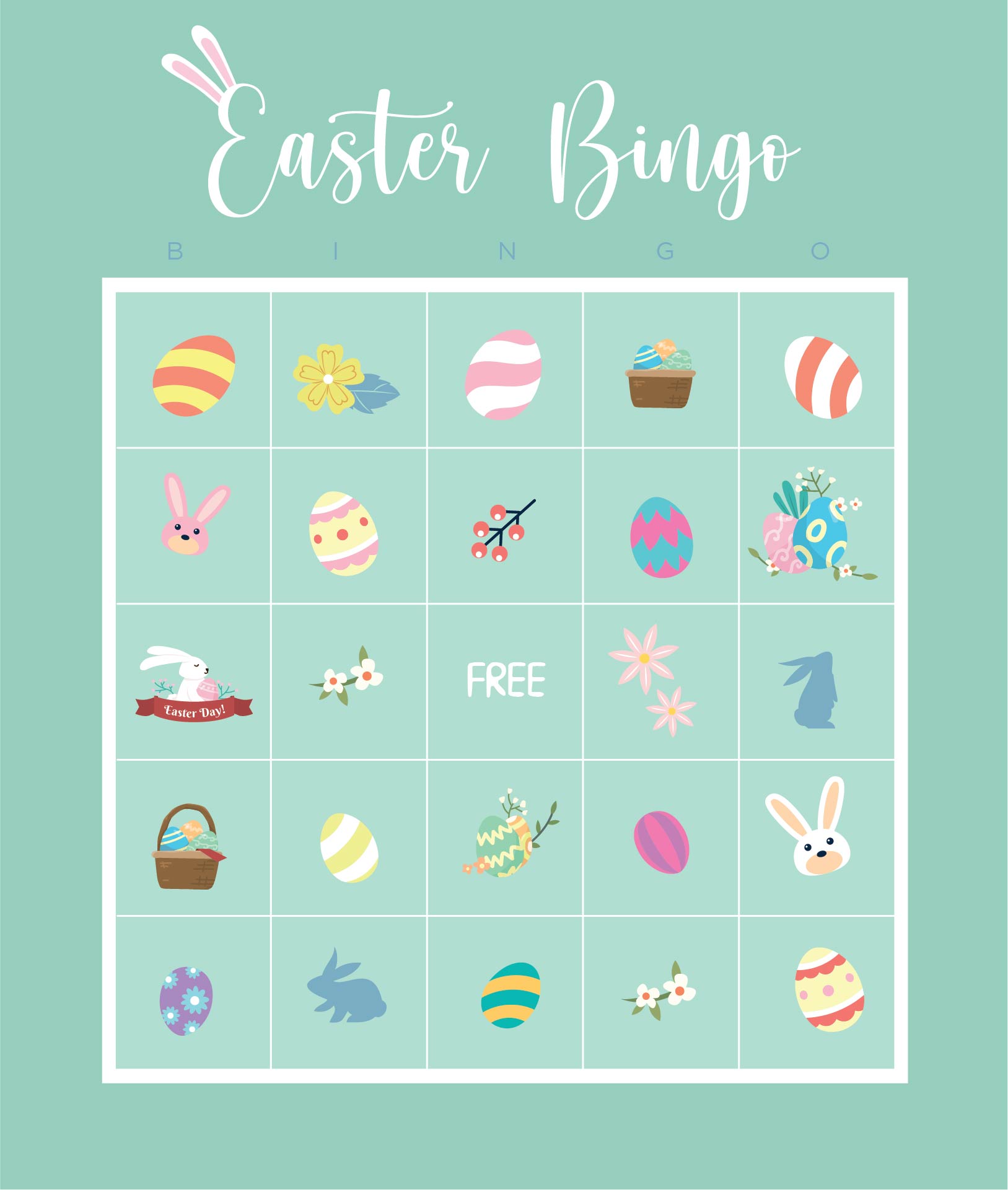 Printable Easter Bingo Cards