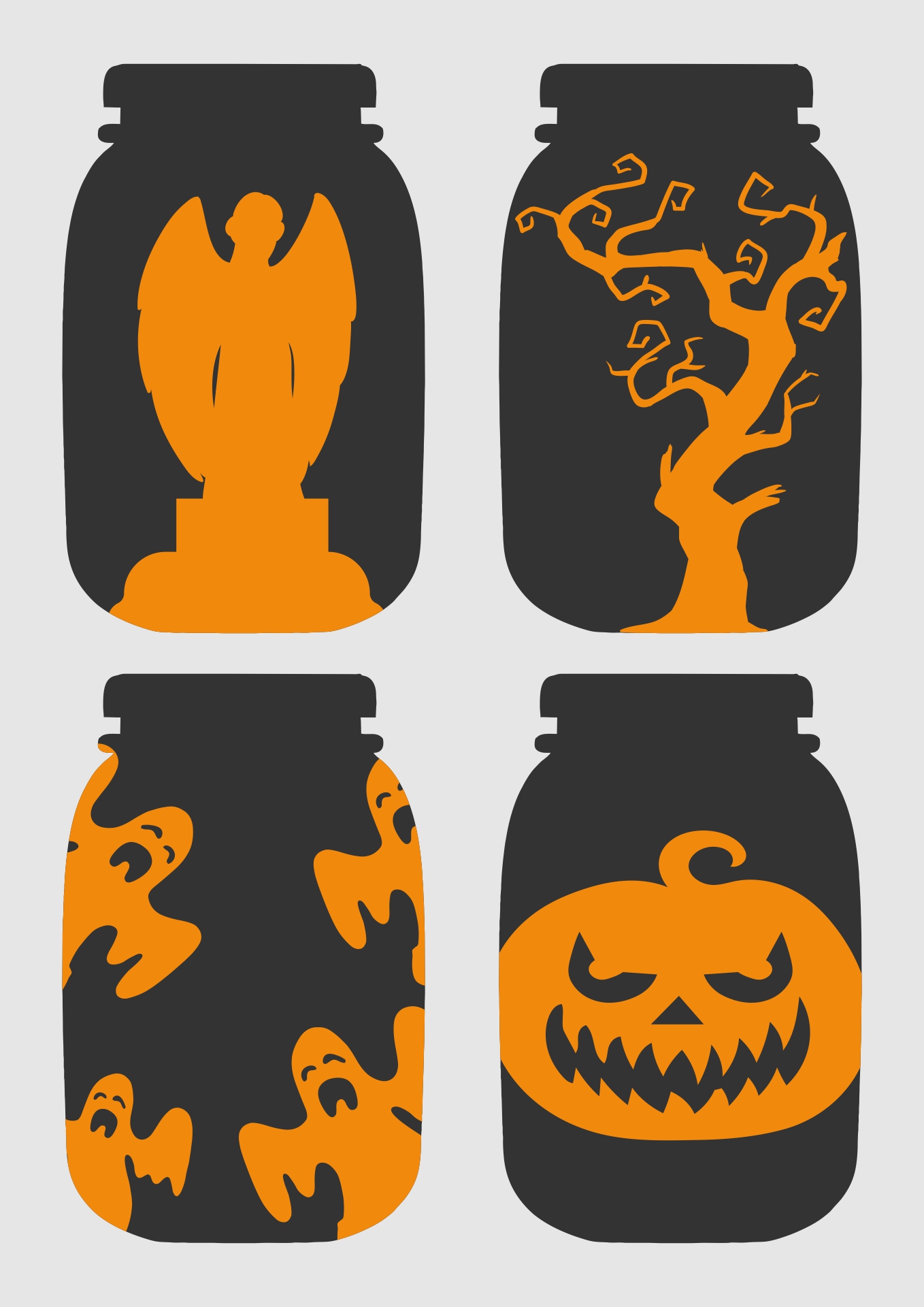 15 Best Halloween Printable Labels Mason Jar Printablee