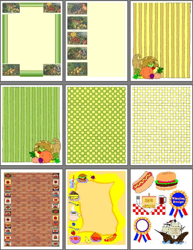 Printable Scrapbook Pages