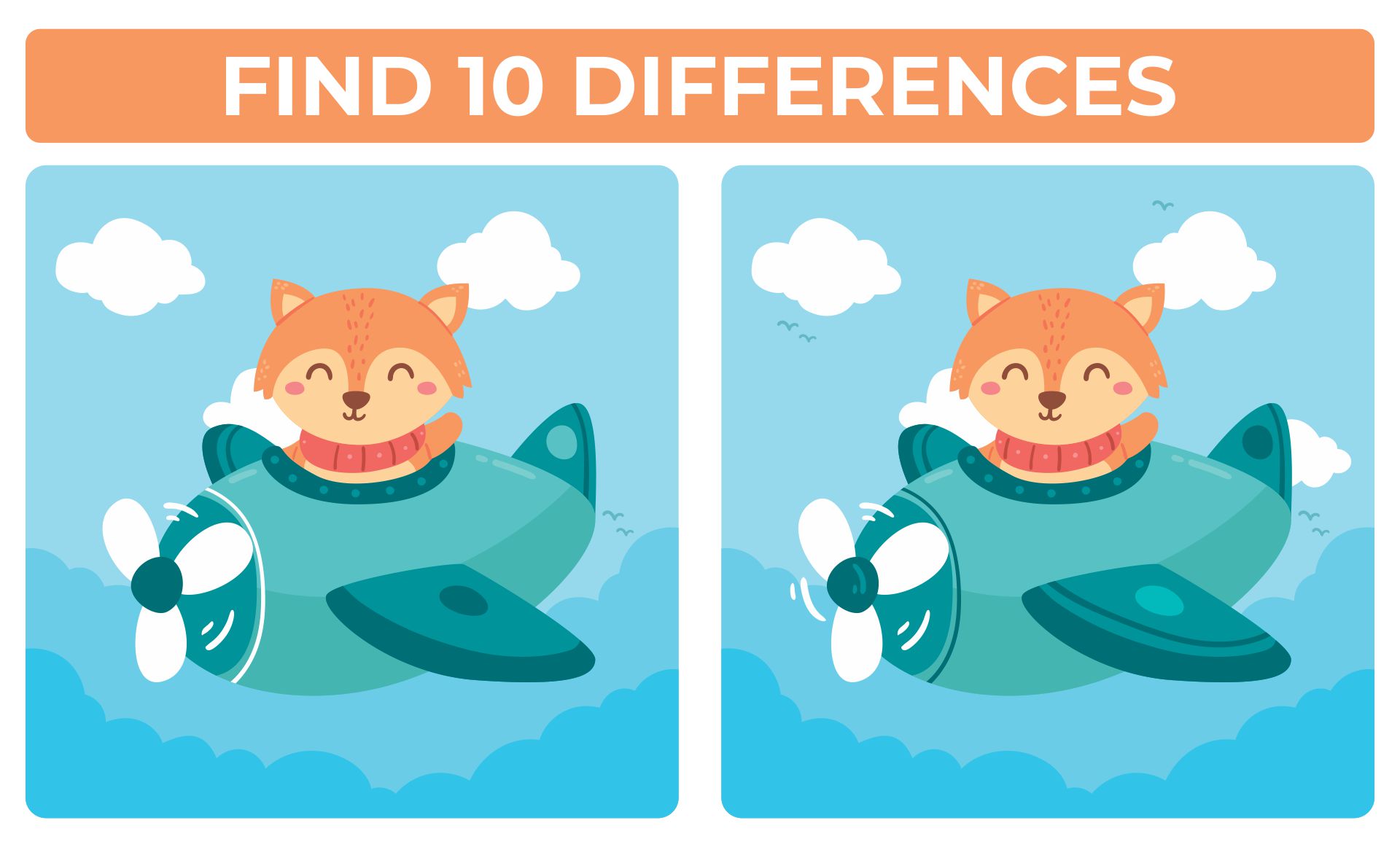 Spot The Difference Puzzles Printable