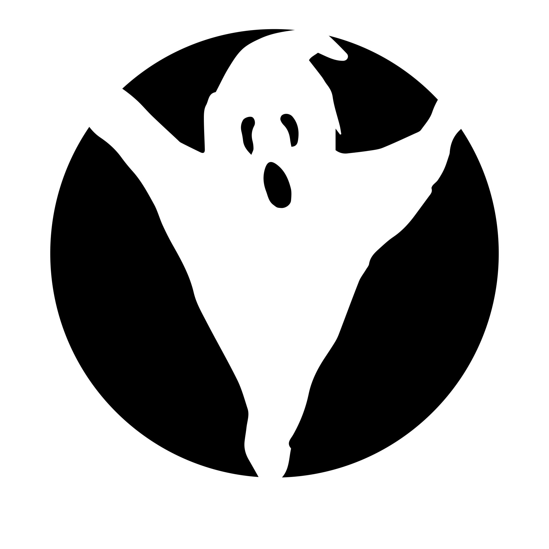 Ghost Pumpkin Stencil Printable