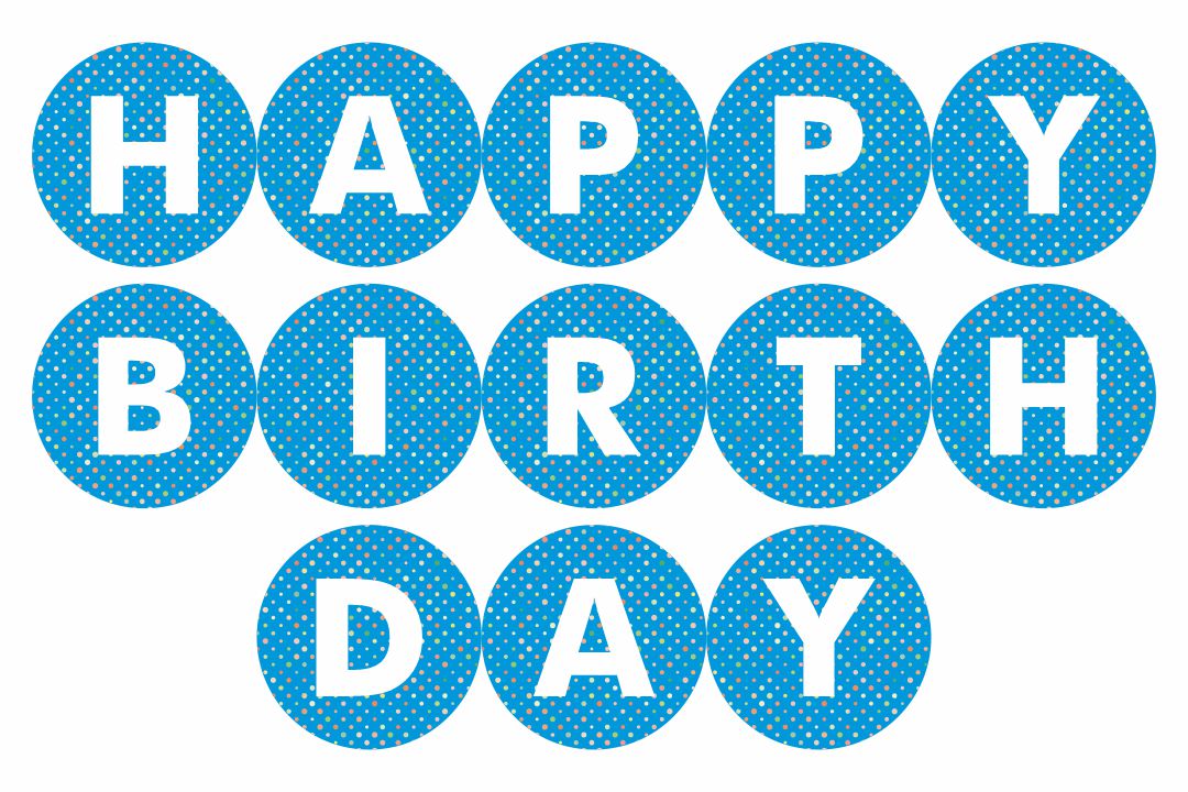 Free Happy Birthday Printable Letters Printable Templates