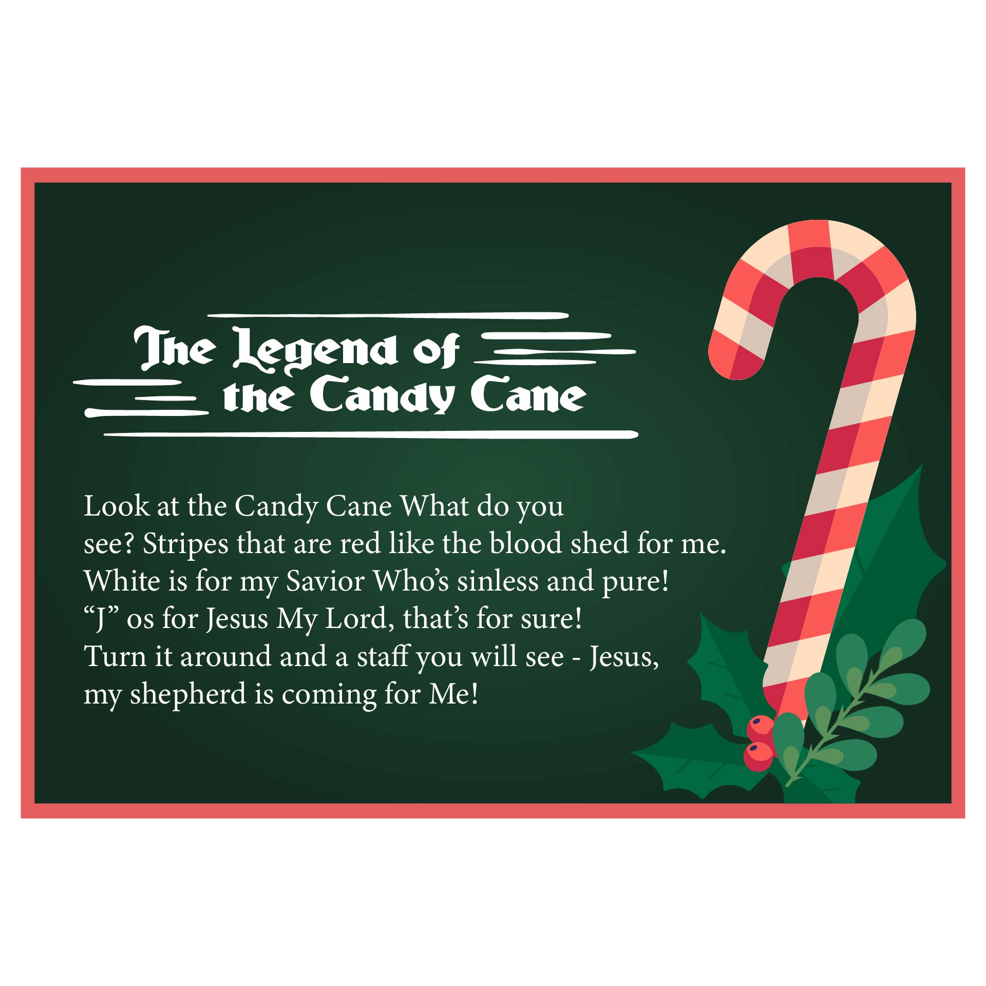 10 Best Candy Cane Story Printable