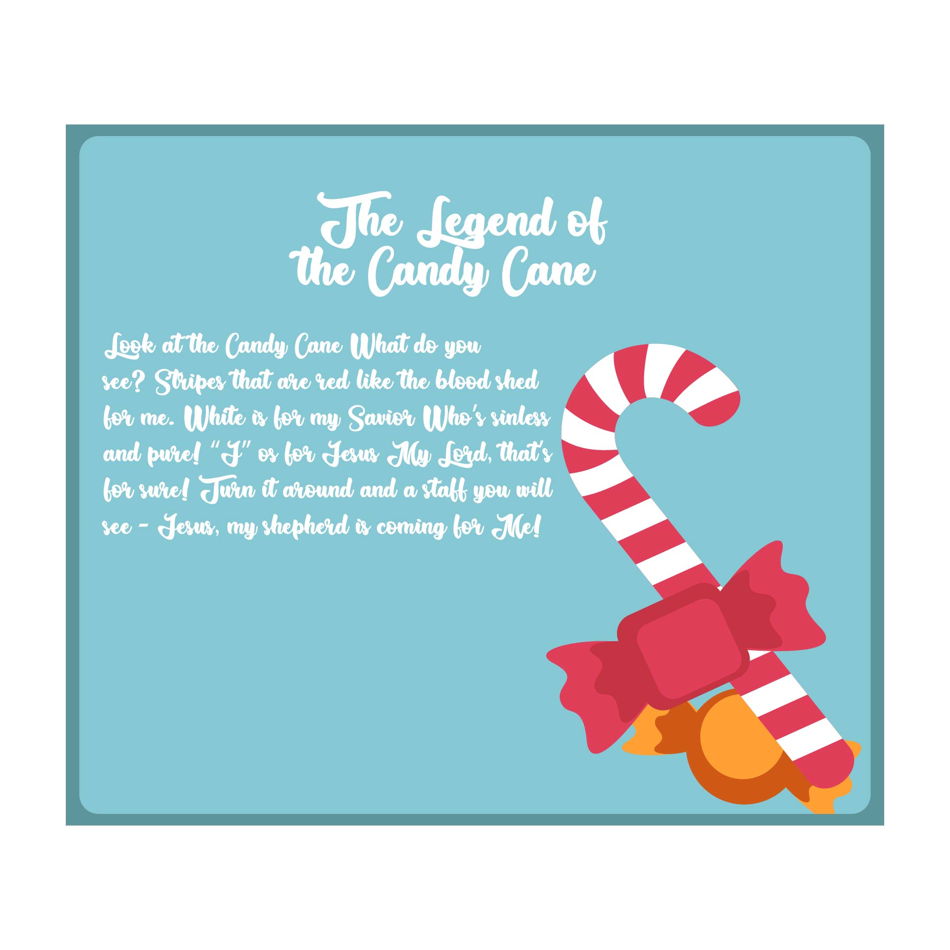 Printable Candy Cane Story