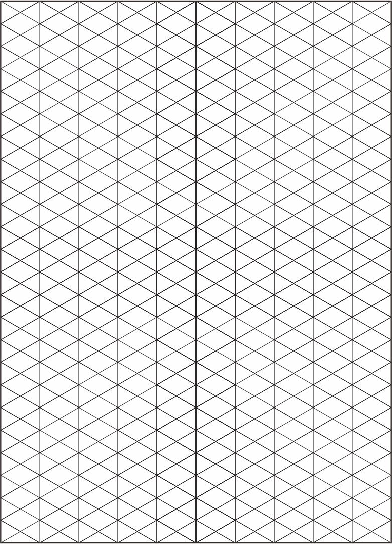 10 Best Printable Isometric Grid Paper