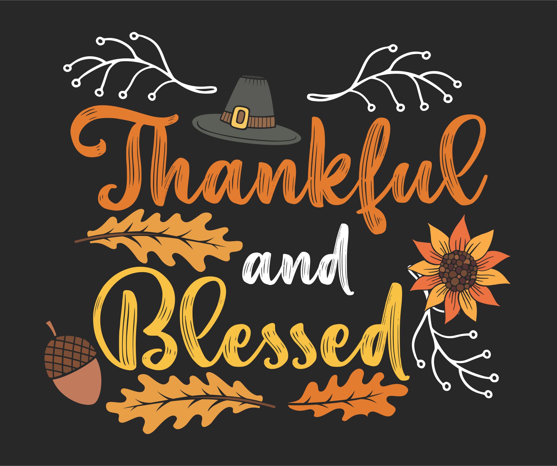 Chalkboard Thanksgiving  Printables