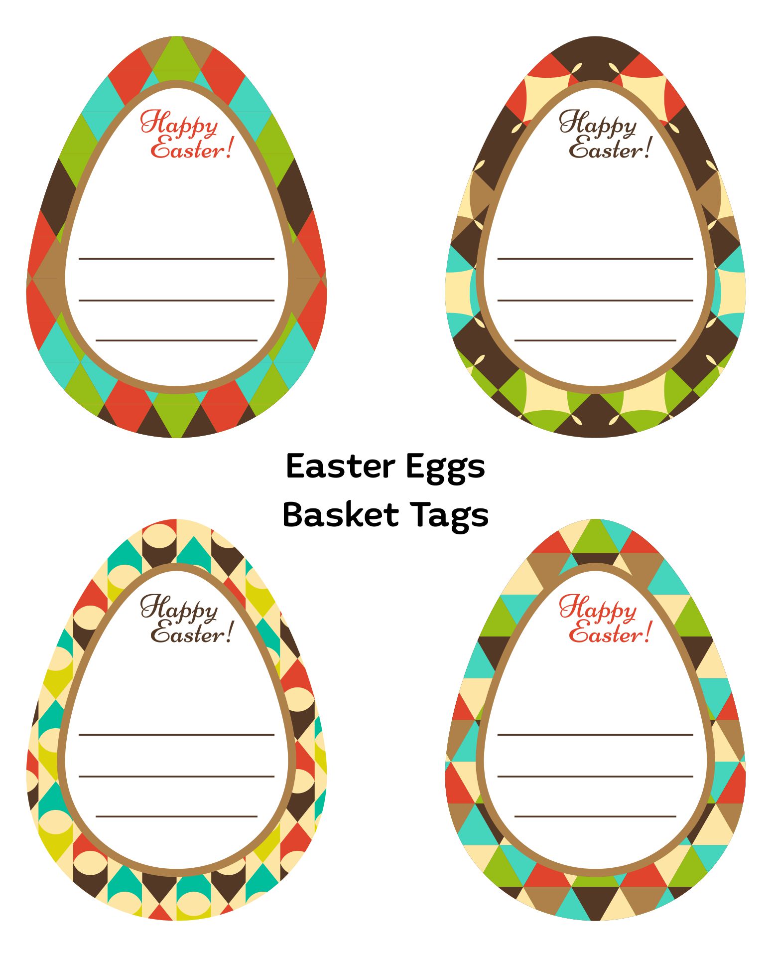 Easter Basket Name Tags 11 Free PDF Printables Printablee