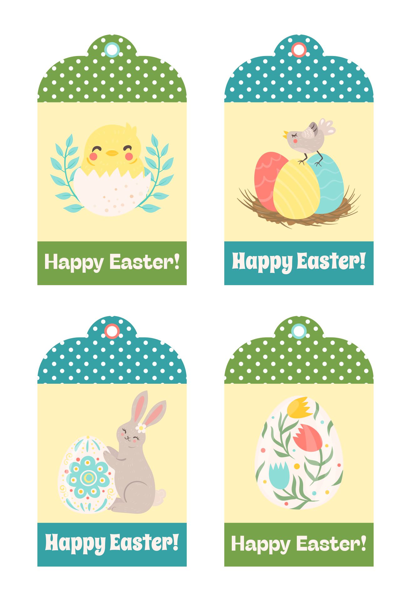 Easter Basket Name Tags 11 Free PDF Printables Printablee